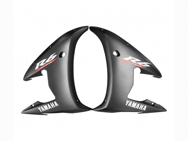 Compra Carenados Moto Yamaha YZF 600 R6 2005 - Negro Mate Negro Brillante Gris Rojo