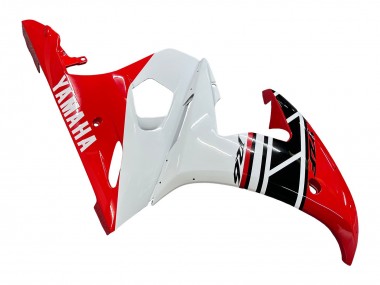 Compra Carenados Moto Yamaha YZF 600 R6 2005 - Blanco Rojo Negro Brillante