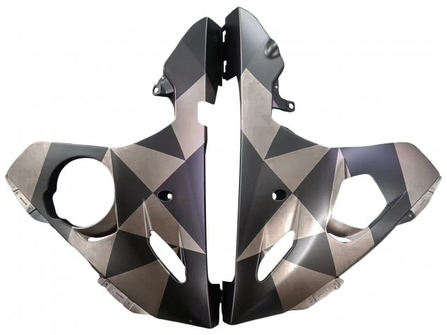 Compra Carenados Moto Yamaha YZF 600 R6 2005 - Negro Mate Gris Geométrico