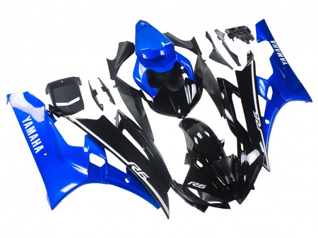 Compra Carenados Moto Yamaha YZF 600 R6 2006-2007 - Azul Negro Brillante