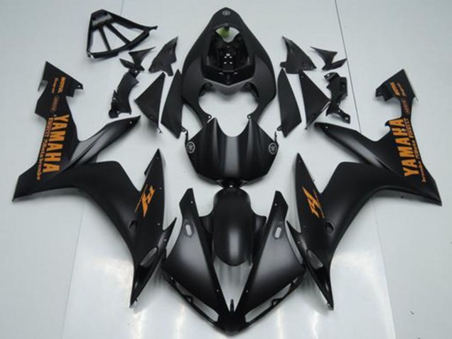 Compra Carenados Moto Yamaha YZF R1 2004-2006 - Negro Mate Naranja