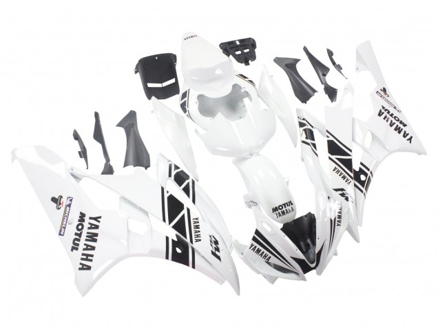 Compra Carenados Moto Yamaha YZF 600 R6 2006-2007 - Blanco Negro Brillante Motul Michelin