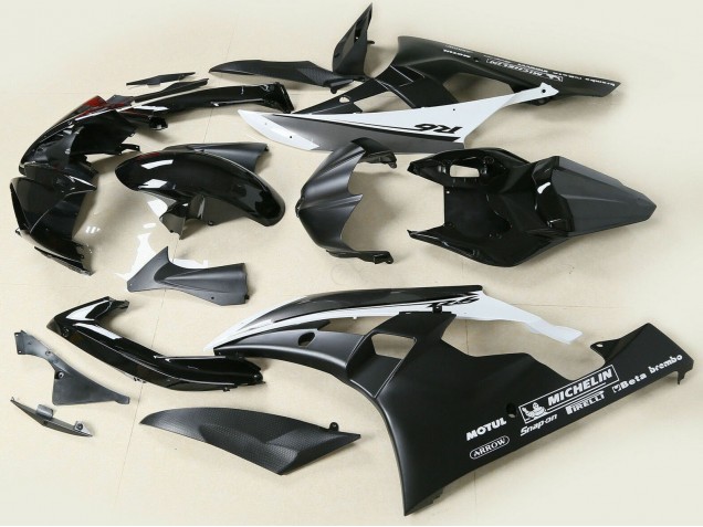 Compra Carenados Moto Yamaha YZF 600 R6 2006-2007 - Negro Brillante Negro Mate Blanco Motul Michelin