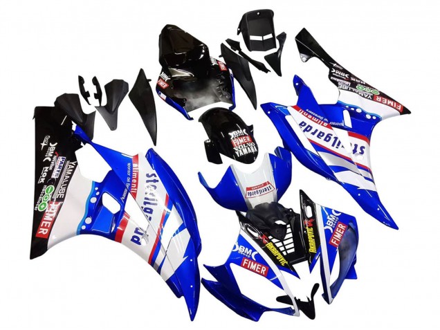 Compra Carenados Moto Yamaha YZF 600 R6 2006-2007 - Blanco Azul Negro Fimer Volvo Yamalube Sterilgarda