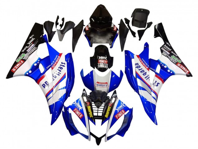 Compra Carenados Moto Yamaha YZF 600 R6 2006-2007 - Blanco Azul Negro Fimer Volvo Yamalube Sterilgarda