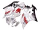 Compra Carenados Moto Yamaha YZF 600 R6 2006-2007 - Blanco Rojo Negro Motul