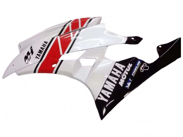 Compra Carenados Moto Yamaha YZF 600 R6 2006-2007 - Blanco Rojo Negro Motul