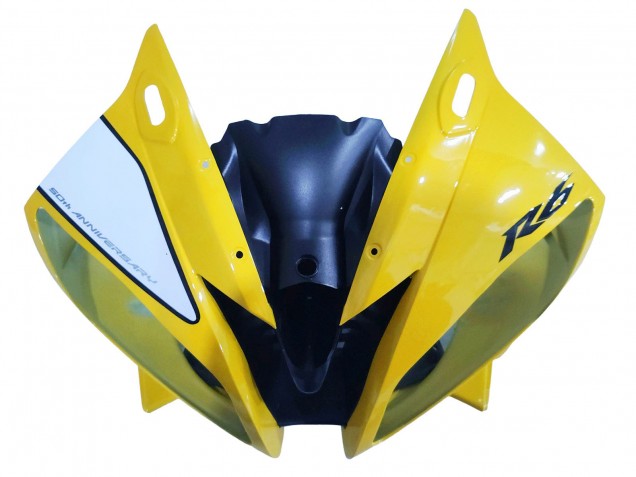 Compra Carenados Moto Yamaha YZF 600 R6 2006-2007 - Amarillo Blanco Negro Brillante Motul