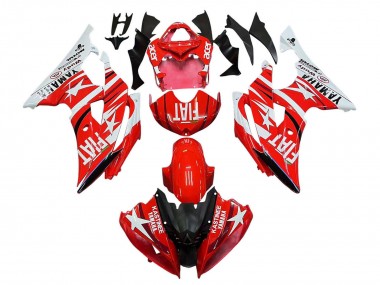 Compra Carenados Moto Yamaha YZF 600 R6 2008-2016 - Blanco Rojo Negro Fiat Acer