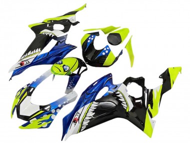 Compra Carenados Moto Yamaha YZF 600 R6 2008-2016 - Verde Azul Negro Tiburón