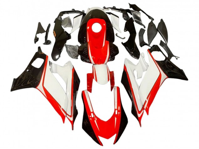 Compra Carenados Moto Yamaha YZF 600 R6 2017-2025 - Blanco Rojo Negro Brillante