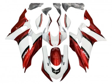 Compra Kits Carenado Moto Yamaha YZF 600 R6 2017-2023 - Blanco Rojo Negro