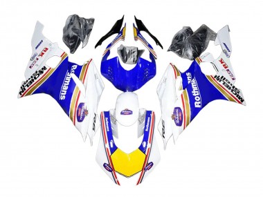 Compra Carenados Moto Yamaha YZF 600 R6 2017-2023 - Blanco Azul Amarillo Rothmans