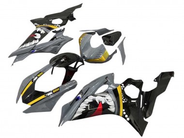 Compra Carenados Moto Yamaha YZF 600 R6 2017-2023 - Gris Amarillo Negro Brillante Tiburón