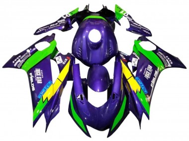 Compra Carenados Moto Yamaha YZF 600 R6 2017-2023 - Verde Púrpura Amarillo Negro Trick Star