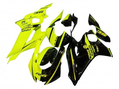 Compra Carenados Moto Yamaha YZF 600 R6 2017-2023 - Neon Amarillo Negro Brillante Dividir
