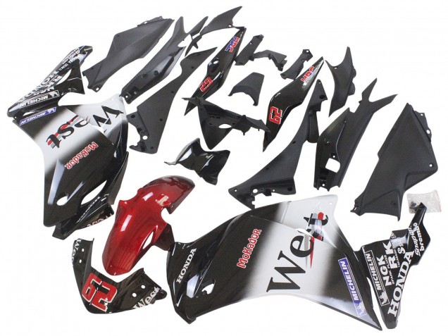 Compra Carenados Moto Honda CBR250RR 2011-2015 - Negro Brillante Blanco West Rojo HRC 62