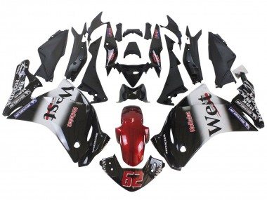Compra Carenados Moto Honda CBR250RR 2011-2015 - Negro Brillante Blanco West Rojo HRC 62