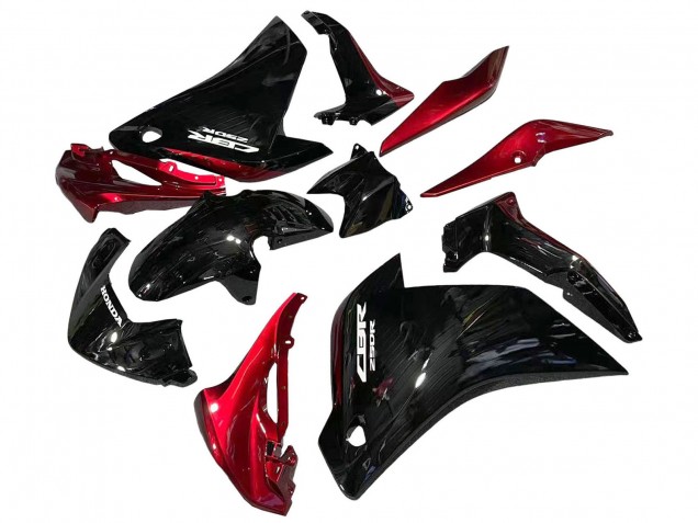 Compra Carenados Moto Honda CBR250RR 2011-2015 - Negro Brillante Rojo