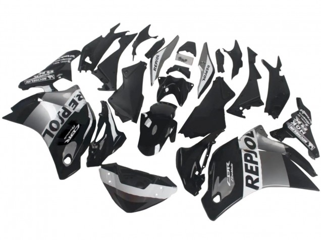 Compra Carenados Moto Honda CBR250RR 2011-2015 - Plata Blanco Negro Brillante Repsol