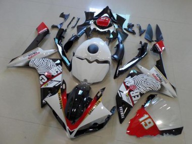Compra Carenados Moto Yamaha YZF R1 2007-2008 - Blanco Rojo Negro Amarillo Dark Dog