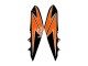 Compra Carenados Moto Kawasaki Z1000 2010-2013 - Naranja Negro Brillante