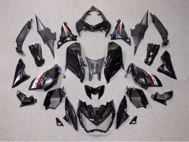 Compra Carenados Moto Kawasaki Z1000 2014-2019 - Negro Brillante Rojo Blanco