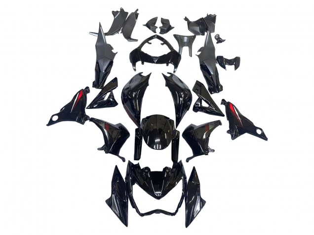Compra Carenados Moto Kawasaki Z800 2013-2018 - Negro Brillante Rojo