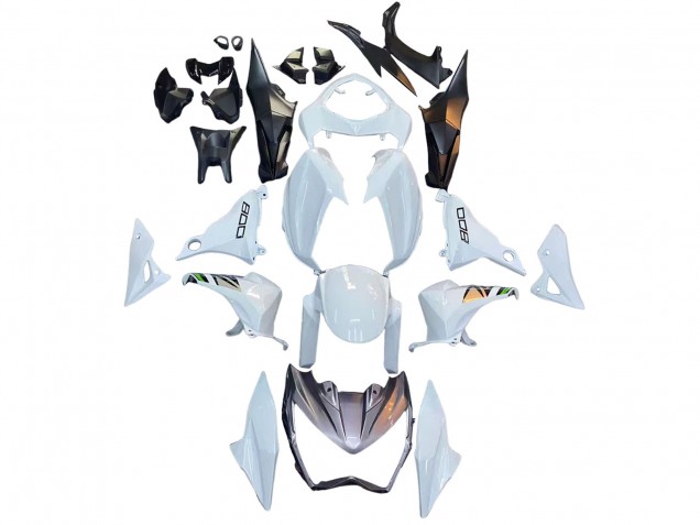 Compra Carenados Moto Kawasaki Z800 2013-2018 - Blanco Verde Plata Negro