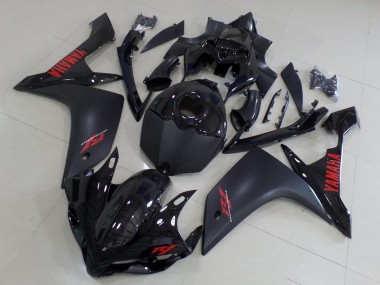 Compra Carenados Moto Yamaha YZF R1 2007-2008 - Negro Brillante Negro Mate Rojo