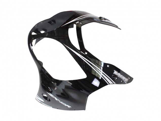 Compra Carenados Moto Kawasaki ZX12R 2000-2001 - Negro Brillante Blanco Elf Nieve