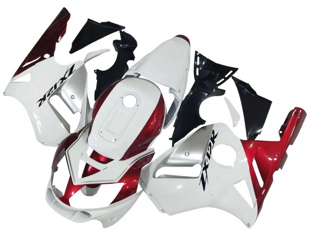 Compra Carenados Moto Kawasaki ZX12R 2002-2006 - Blanco Rojo Negro