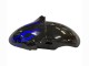 Compra Carenados Moto Kawasaki ZX9R 2000-2001 - Negro Brillante Azul Llama Blanco