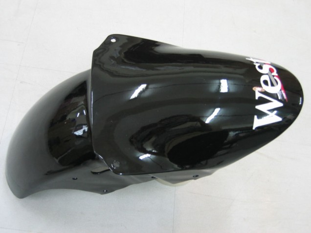 Compra Carenados Moto Kawasaki ZX9R 2000-2001 - Negro Brillante Blanco West
