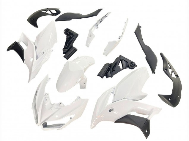 Compra Carenados Moto Kawasaki Versys 650 2015-2020 - Blanco Negro Mate