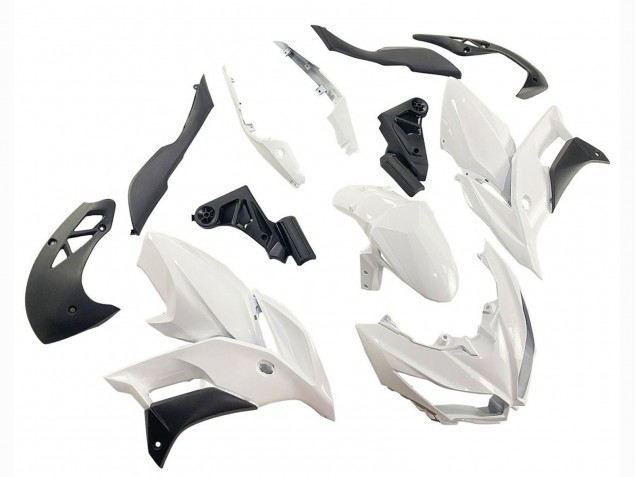 Compra Carenados Moto Kawasaki Versys 650 2015-2020 - Blanco Negro Mate
