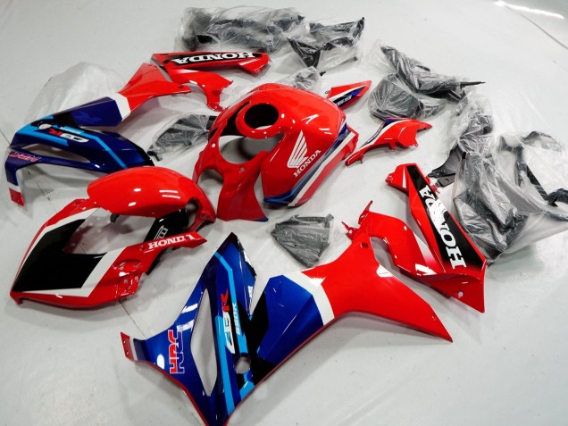 Compra Carenados Moto Honda CBR650R 2019-2020 - Rojo Blanco Azul Negro Brillante HRC