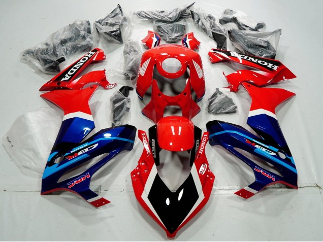 Compra Carenados Moto Honda CBR650R 2019-2020 - Rojo Blanco Azul Negro Brillante HRC
