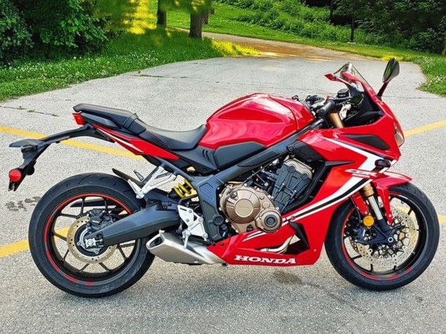 Compra Carenados Moto Honda CBR650R 2019-2020 - Rojo Blanco Negro Raya