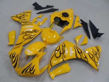 Compra Carenados Moto Yamaha YZF R1 2009-2011 - Amarillo Negro Llama