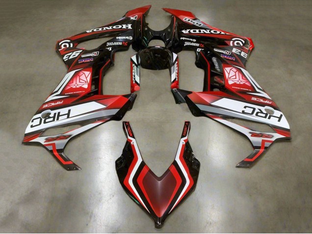 Compra Carenados Moto Honda CBR650R 2021-2023 - Blanco Rojo Negro Brillante HRC