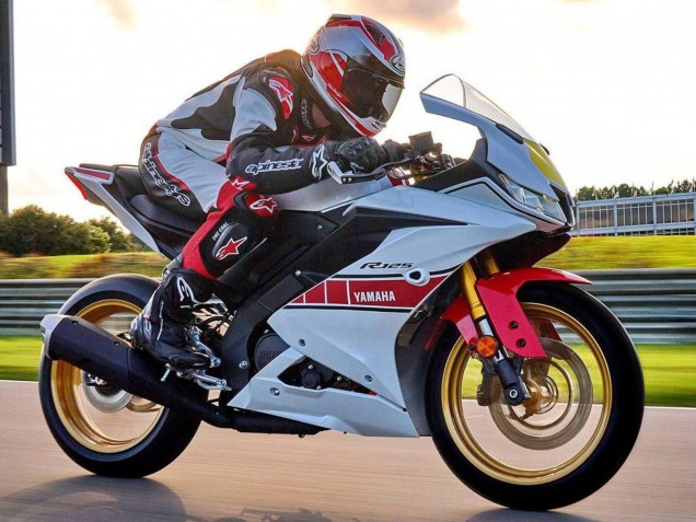 Compra Carenados Moto Yamaha YZF R125 2019-2024 - Blanco Rojo Amarillo