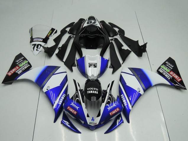Compra Carenados Moto Yamaha YZF R1 2009-2011 - Blanco Azul Negro Sterilgarda