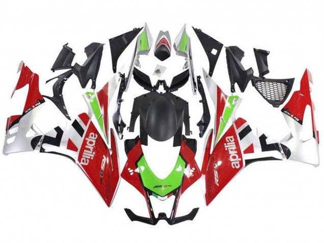 Compra Carenados Moto Aprilia RSV4 1000 2009-2015 - Rojo Blanco Verde