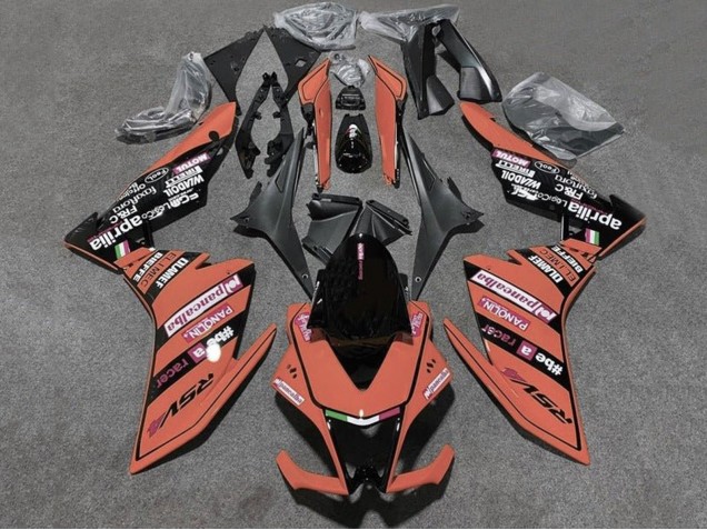 Compra Carenados Moto Aprilia RSV4 1000 2009-2015 - Naranja Negro