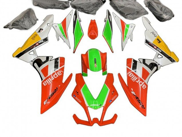 Compra Carenados Moto Aprilia RSV4 1000 2009-2015 - Rojo Verde Blanco Amarillo