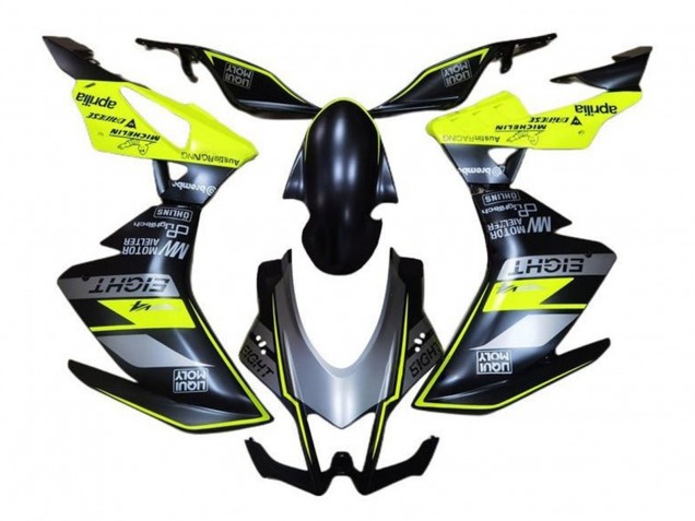 Compra Carenados Moto Aprilia RSV4 1000 2016-2020 - Negro Mate Gris Amarillo