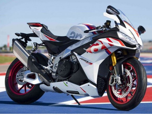 Compra Carenados Moto Aprilia RSV4 1100 2021-2024 - Blanco Rojo Azul