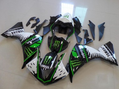 Compra Carenados Moto Yamaha YZF R1 2009-2011 - Blanco Azul Negro Verde Monstruo