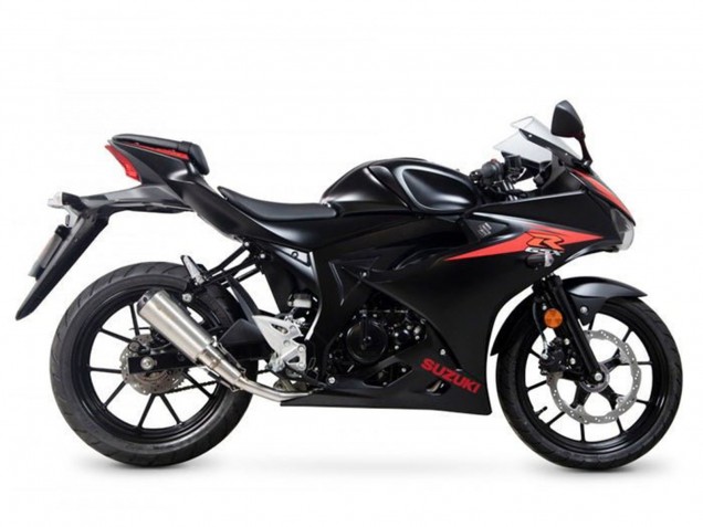 Compra Carenados Moto Suzuki GSXR125 2017-2025 - Negro Rojo Raya